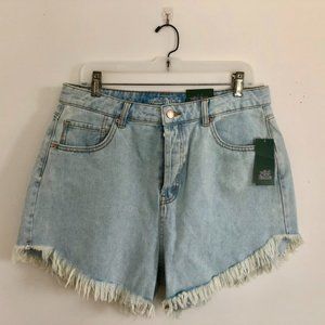 Wild Fable Light Wash Frayed (14) Denim Shorts
